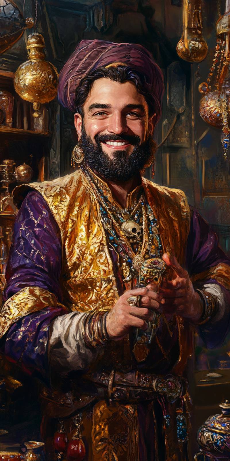 Tim Hakim in seinem Laden